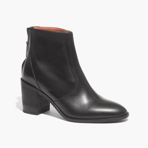 Madewell Ames Black Leather Boots